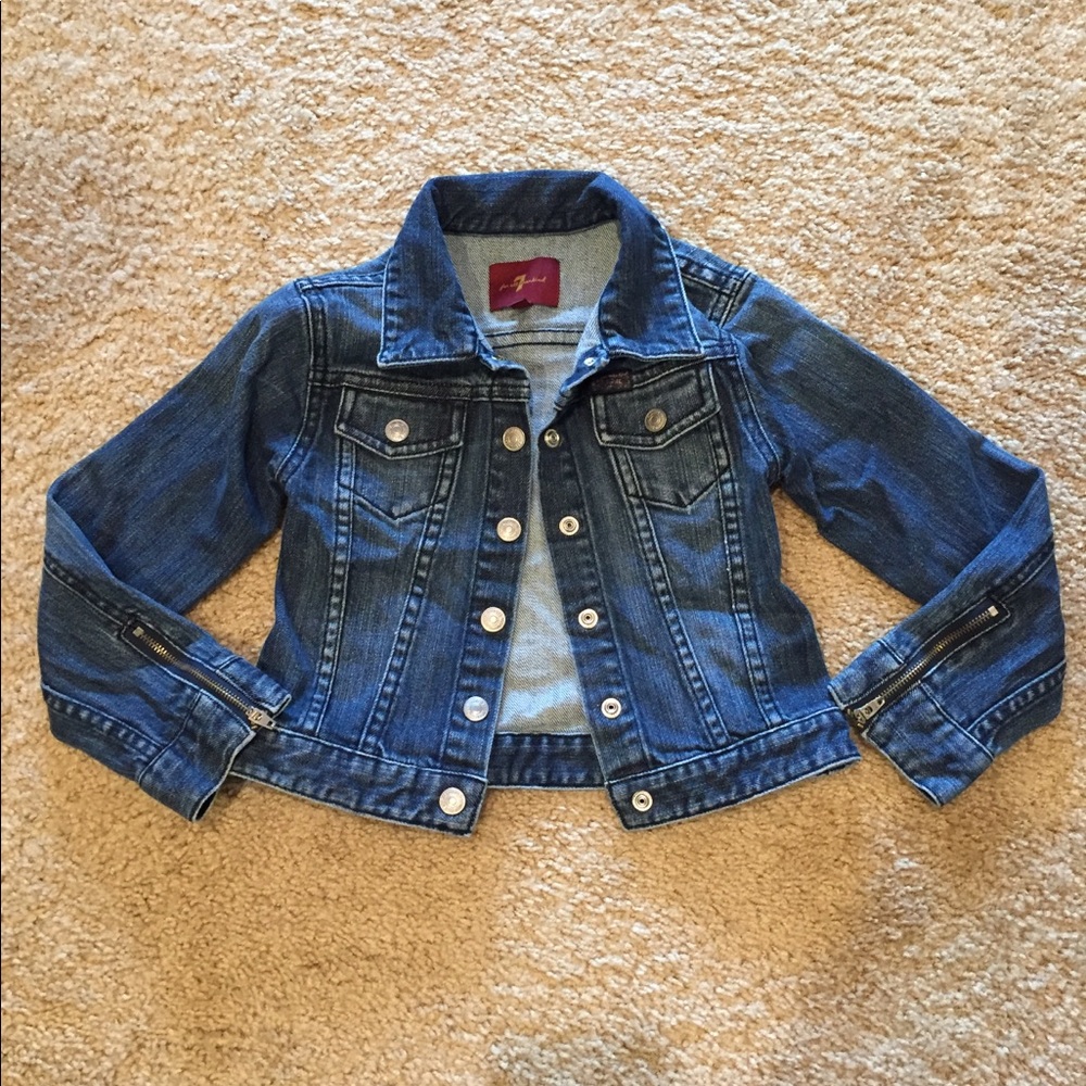 7 for all mankind Girl’s Denim Jacket